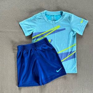 Nike Graphic Tee and Shorts Set
